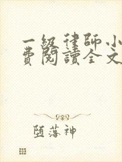 一级律师小说免费阅读全文