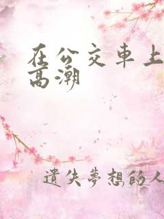 在公交车上被弄高潮