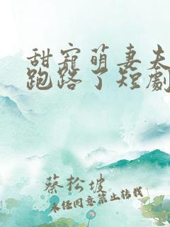 甜宠萌妻夫人又跑路了短剧免费观看