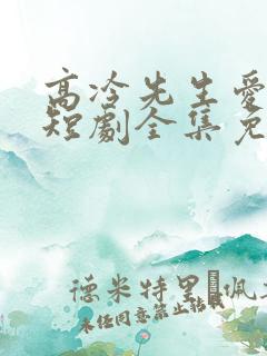 高冷先生爱上我短剧全集免费观看