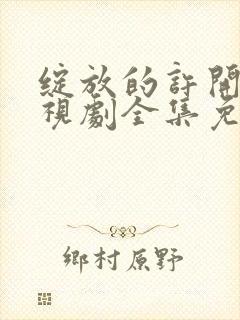 绽放的许开心电视剧全集免费观看