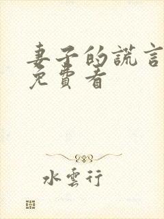妻子的谎言全集免费看