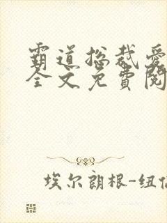 霸道总裁爱上我全文免费阅读