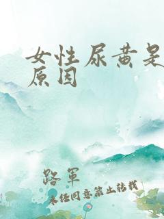 女性尿黄是什么原因