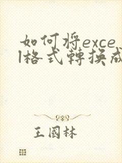 如何将excel格式转换成pdf