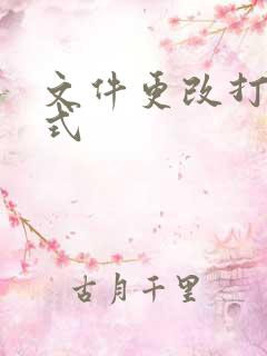 文件更改打开方式
