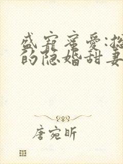 盛宠蜜爱:总裁的隐婚甜妻