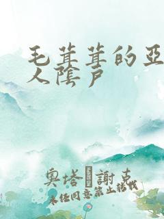 毛茸茸的亚洲女人阴户