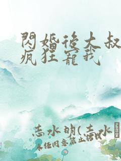 闪婚后大叔每天疯狂宠我