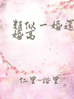 类似一婚还比一婚高