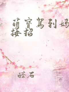 萌宝驾到妈咪快接招