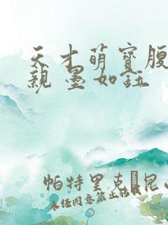 天才萌宝腹黑娘亲 墨如钰