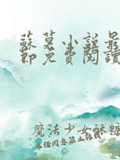苏莫小说最新章节免费阅读
