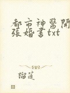 都市神医开局九张婚书txt