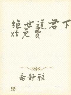 绝世道君下载txt免费
