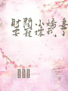 财阀小娇妻叔你要宠坏我了一共有多少章
