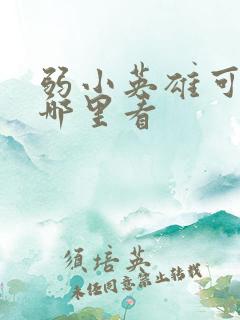 弱小英雄可以在哪里看