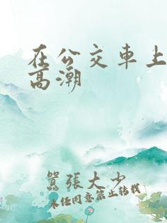 在公交车上被摸高潮
