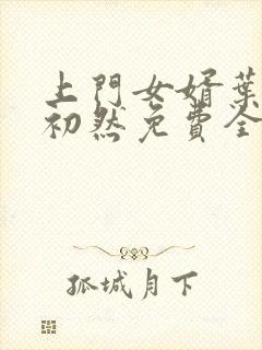 上门女婿叶辰萧初然免费全文阅读