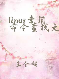 linux常用命令查找文件