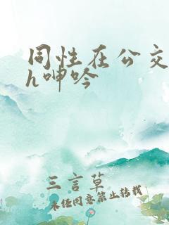同性在公交车上h呻吟