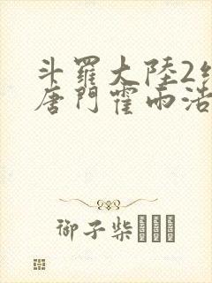 斗罗大陆2绝世唐门霍雨浩