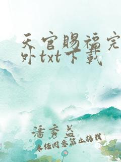 天官赐福完整番外txt下载