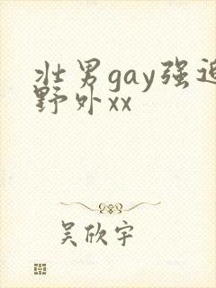壮男gay强迫野外xx