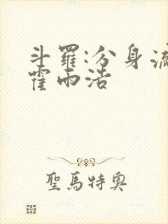 斗罗:分身流的霍雨浩