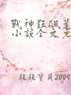 战神狂飙叶无缺小说全文免费阅读