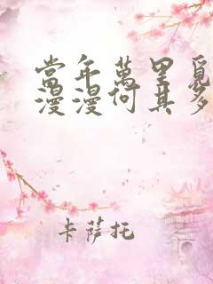 当年万里觅封侯漫漫何其多讲了什么