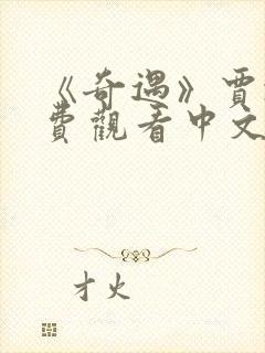 《奇遇》贾冰免费观看中文版