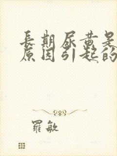 长期尿黄是什么原因引起的