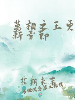 万相之王更新最新章节