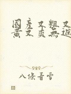 国产又粗又猛又黄又爽无遮挡动漫