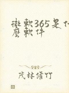 微软365是什么软件