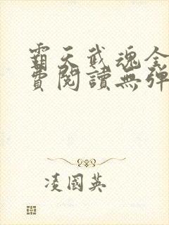 霸天武魂全文免费阅读无弹窗
