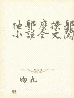 他那么撩那么宠小说全文阅读