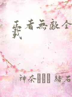 正者无敌全集下载
