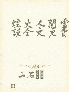 烟火人间雪怡小说全文免费阅读