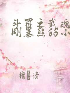 斗罗之武魂是金刚暴熊的小说