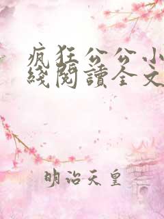疯狂公公小说在线阅读全文