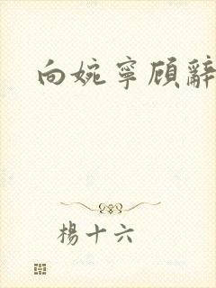 向婉宁顾辞小说