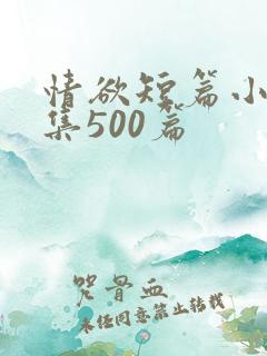 情欲短篇小说合集500篇