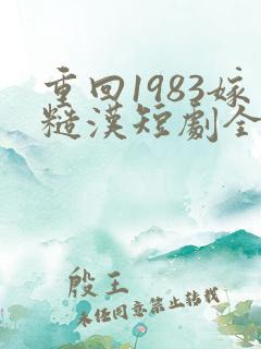重回1983嫁糙汉短剧全集免费观看高清