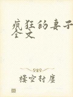 疯狂的妻子小说全文