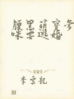 腹黑萌宝爹地妈咪要逃婚