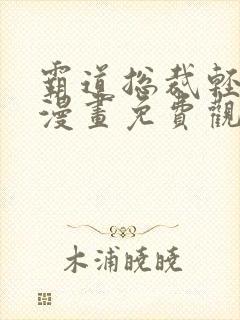 霸道总裁轻点爱漫画免费观看全集下拉式