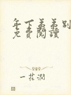 年下弟弟别撩了免费阅读