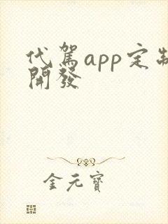 代驾app定制开发